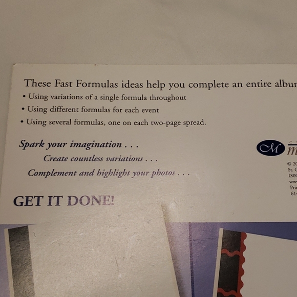 Creative Memories Fast Formulas Layout Idea Book - Picture 4 of 9